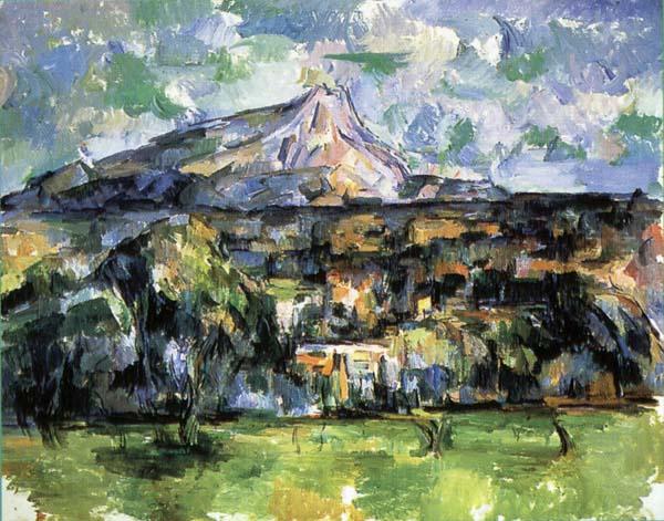 Paul Cezanne La Montagne Sainte-Victoire vue des Lauves France oil painting art